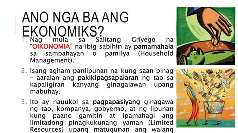 Ekonomiks: Aralin 1 .